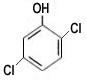 Structural Formula for 2-5 Dichlorophenol